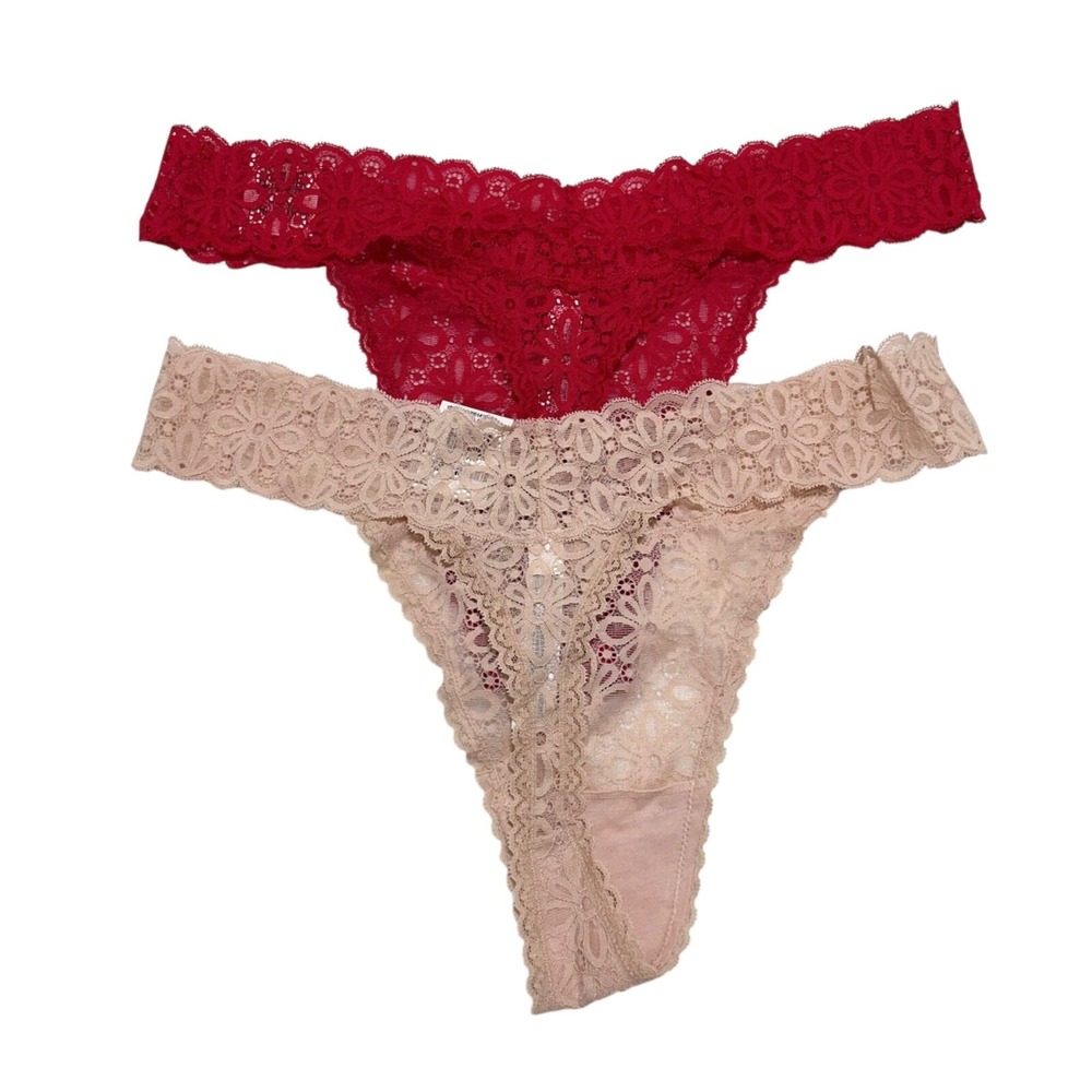 Jenni Intimates Womens Chai Red Plus Size Fits‎ 1X-3X One Size (2) Pairs ~~ NWT - Picture 4 of 4